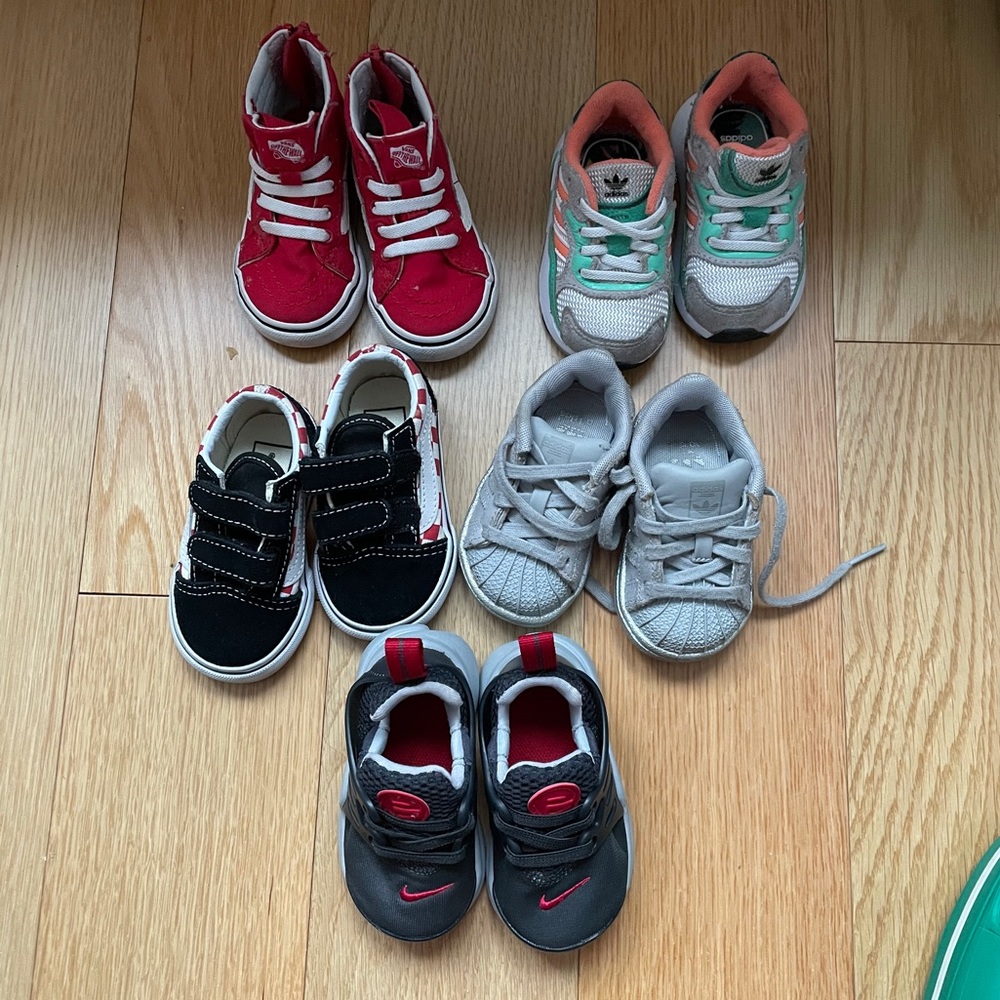 Lot of baby sneakers(Nike , Vans , Adidas)